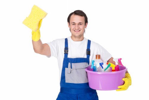 Professional communal area cleaning in a Battersea block of flats