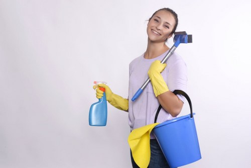 Restoring a hard floor finish in a Battersea commercial space