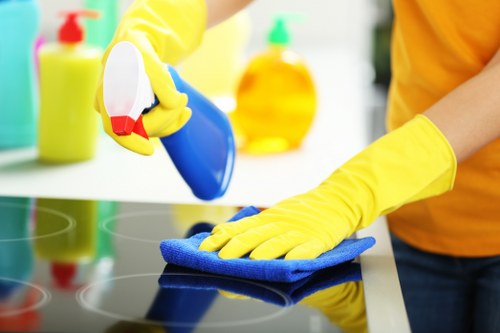 Final detailed cleaning after renovation work in Battersea
