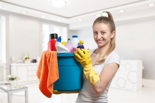 A spotless Battersea interior maintained by a cleaner